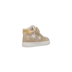 Scarpe Primi passi oro da Bambina con fiocco Le scarpe di Alice