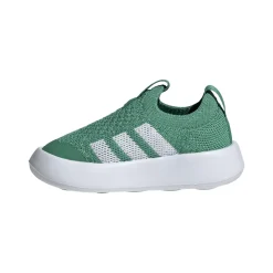 Scarpe slip-on Primi Passi verdi da Bambini adidas Bubblecomfy Infant