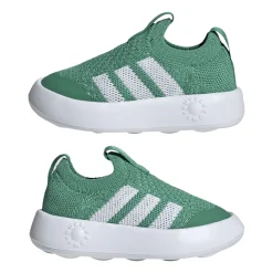 Scarpe slip-on Primi Passi verdi da Bambini adidas Bubblecomfy Infant