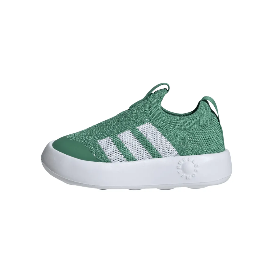 Scarpe slip-on Primi Passi verdi da Bambini adidas Bubblecomfy Infant