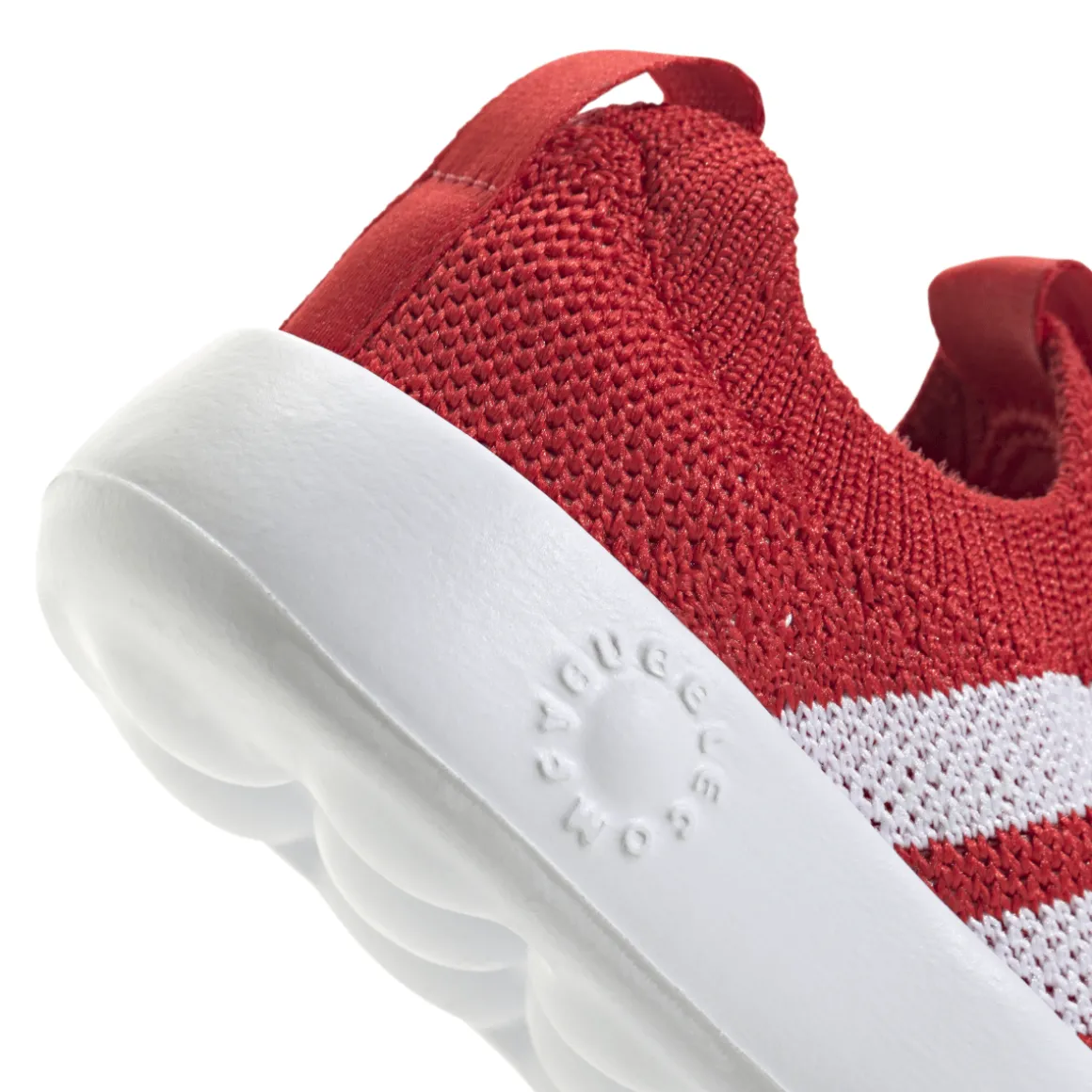 Scarpe slip-on Primi Passi rosse da Bambini adidas Bubblecomfy Infant