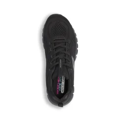 Scarpe sportive nere da Donna Skechers Wide Fit