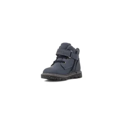 Scarponcini blu con strappo e lacci elastici Bambino Lumberjack