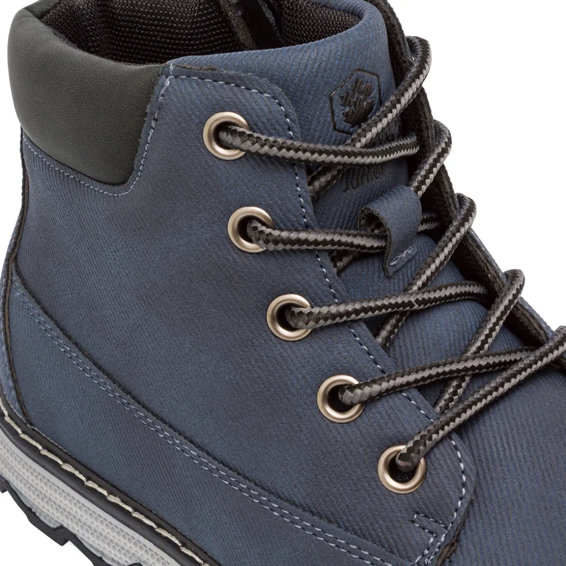 Scarponcini blu da Bambino con lacci Lumberjack