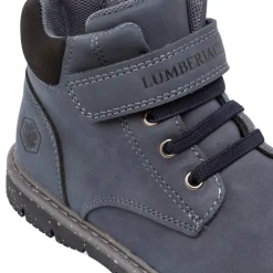 Scarponcini blu da Bambino con strappo Lumberjack
