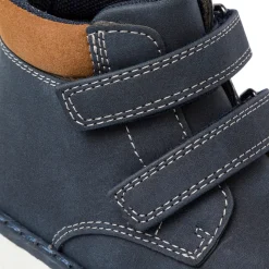Scarponcini blu da bambino con doppio velcro Chicco Fabel