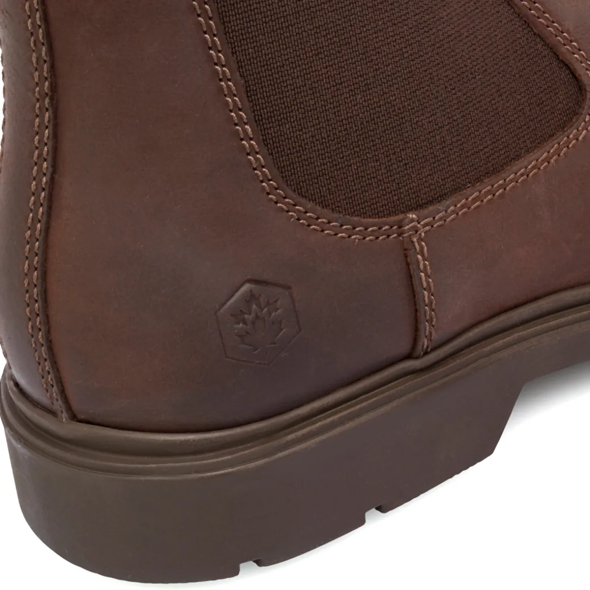 Scarponcini marroni da Uomo con elastico laterale Lumberjack