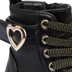 Scarponcini neri da bambina primi passi Le Scarpe di Alice