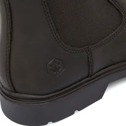 Scarponcini neri da Uomo con elastico laterale Lumberjack