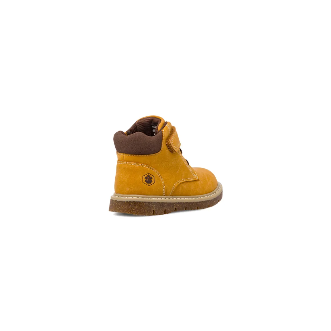 Scarponcini ocra con strappo e lacci elastici Bambino Lumberjack