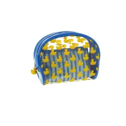 Set di 2 Trousse da viaggio blu con anatroccoli Camomilla Milano