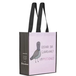 Shopper media rosa in TNT Disegni Cinici