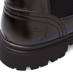Sivaletti Chelsea da uomo neri Ducati con suola chunky