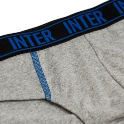 Slip grigi da uomo con logo Inter