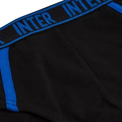 Slip neri da bambino con logo Inter