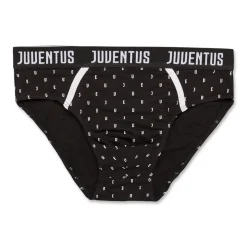 Slip neri da uomo con logo Juventus