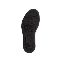 Sneakers alte bianche, blu e nere da bambino Puma Rebound v6 Mid AC+ PS