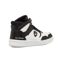 Sneakers alte bianche da ragazzo con logo laterale Tonino Lamborghini BullBlaze Elite
