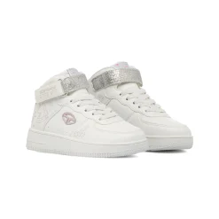 Sneakers alte bianche da Bambina con dettagli glitter Soprani Sport