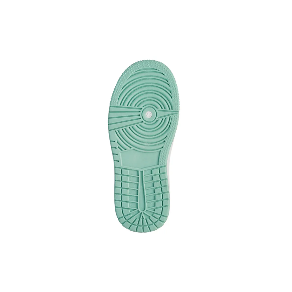 Sneakers alte bianche da bambina Le Scarpe di Alice con dettagli rosa e turchese