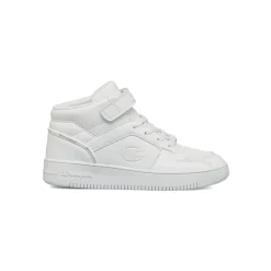 Sneakers alte bianche da bambino con chiusura a strappo Champion 2.0 Mid