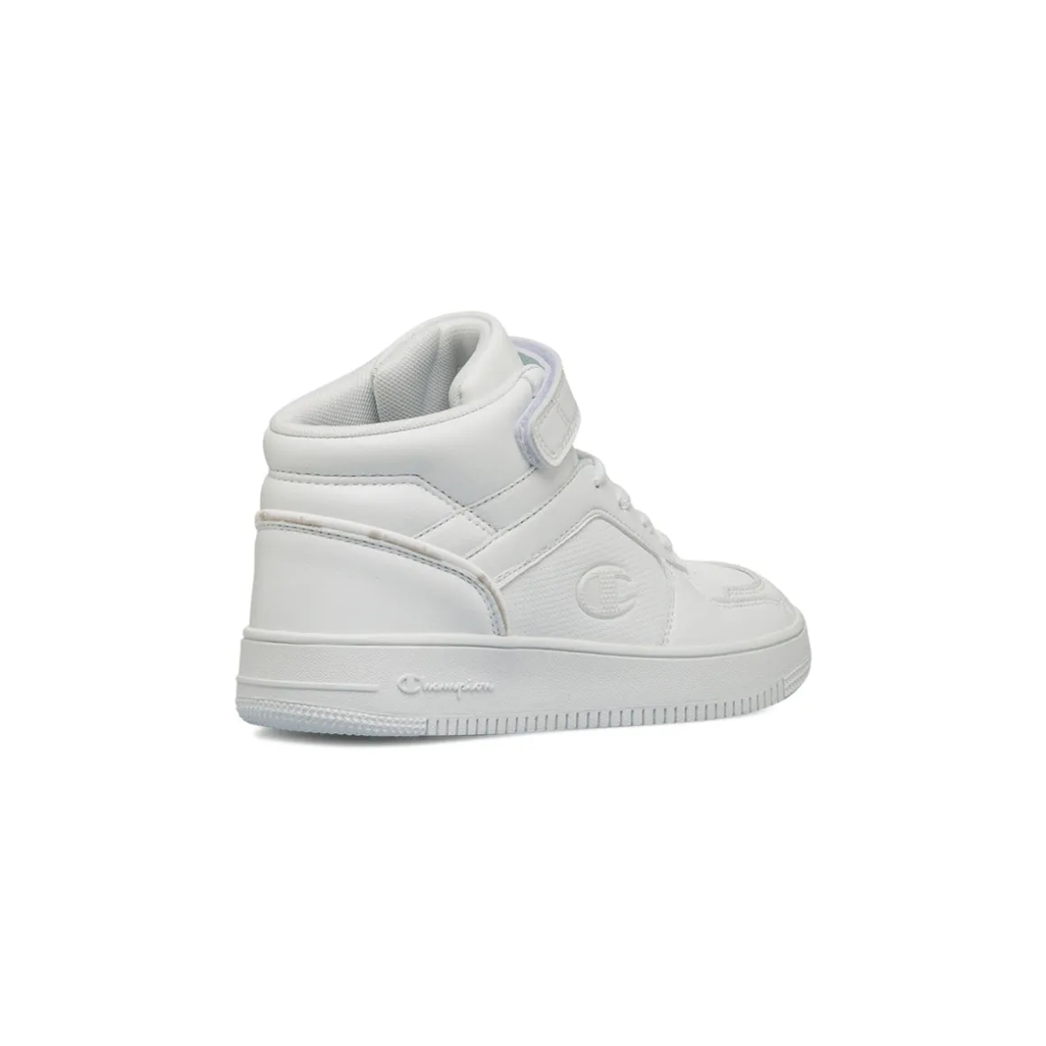 Sneakers alte bianche da bambino con chiusura a strappo Champion 2.0 Mid