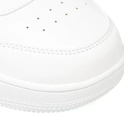 Sneakers alte bianche da ragazza con logo glitterato Champion Rebound Mid G GS
