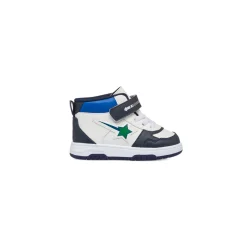 Sneakers alte bianche primi passi bambino Birilli&Monelli