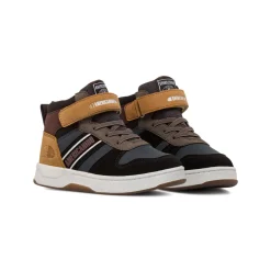 Sneakers alte bicolore bianche da Ragazzo Americanino