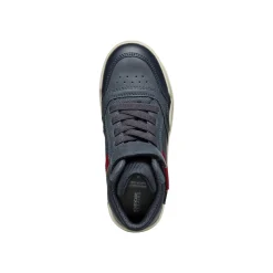 Sneakers alte blu da Bambino con strappo e suola traspirante Geox