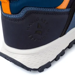 Sneakers alte blu da Ragazzo con chiusura a strappo Navigare