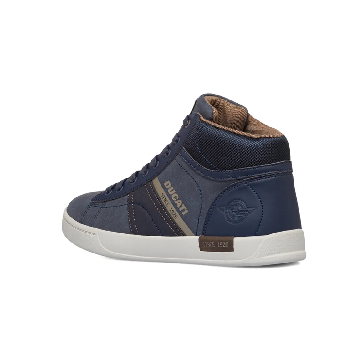 Sneakers alte blu da uomo Ducati