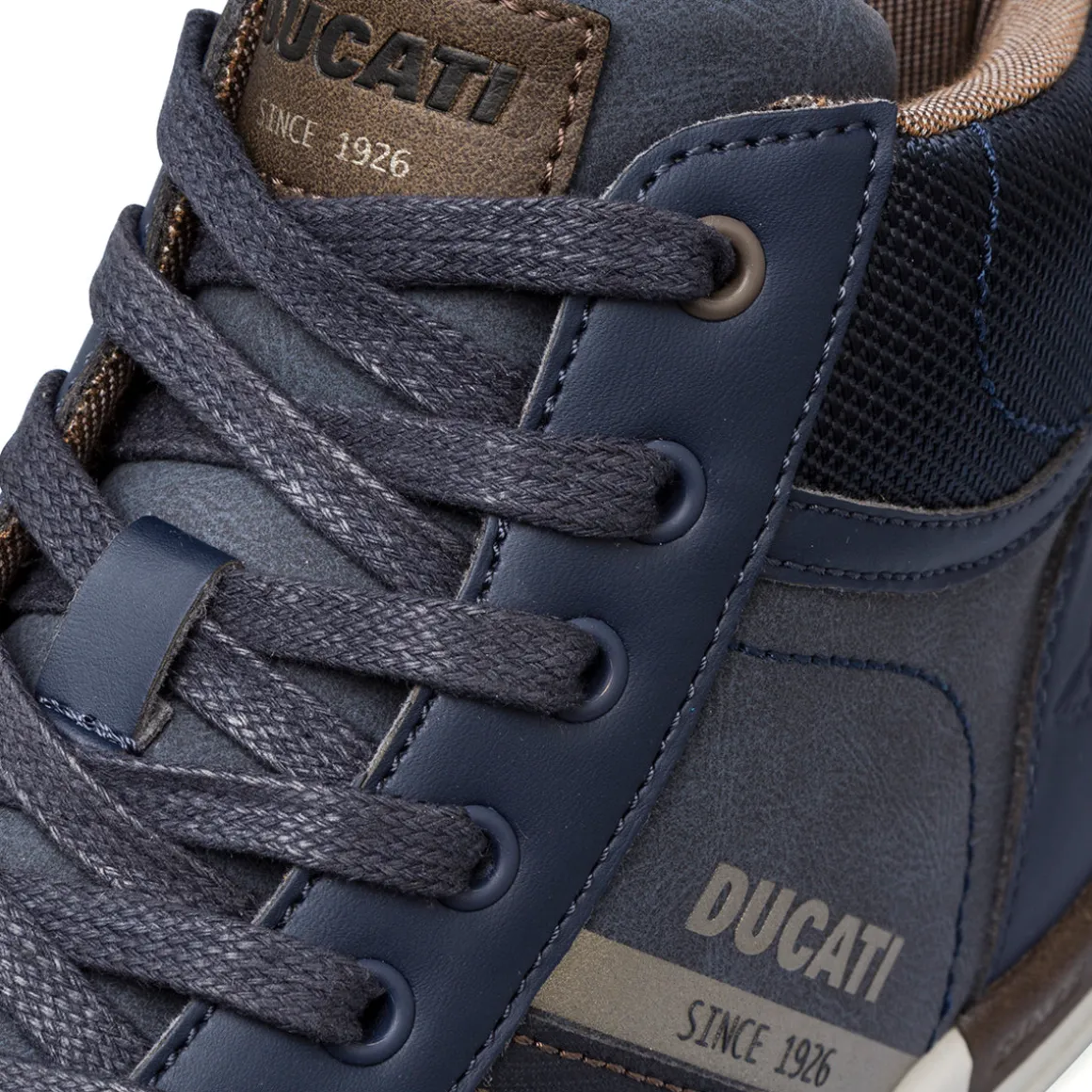 Sneakers alte blu da uomo Ducati