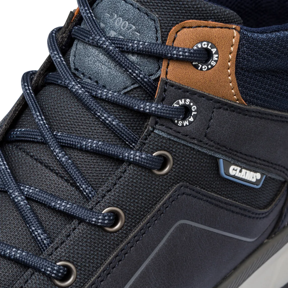Sneakers alte blu da uomo Glams