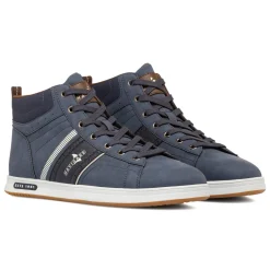 Sneakers alte blu da Uomo con logo laterale Navigare
