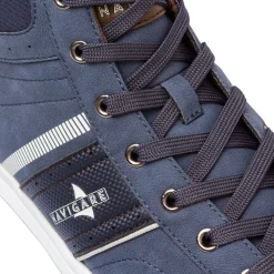 Sneakers alte blu da Uomo con logo laterale Navigare