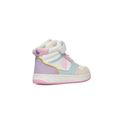 Sneakers alte da ragazza multicolore Dieci Baci