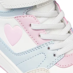 Sneakers alte da ragazza multicolore Dieci Baci