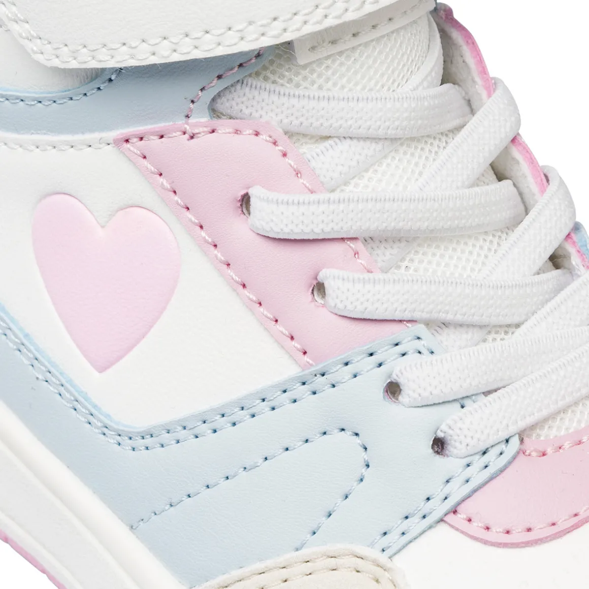 Sneakers alte da ragazza multicolore Dieci Baci