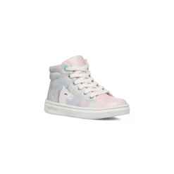 Sneakers alte da ragazza multicolore con stampa unicorno Le scarpe di Alice