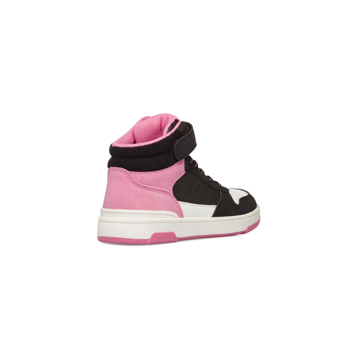 Sneakers alte da ragazza nere e rosa Dieci Baci