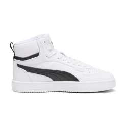 Sneakers alte da ragazzo e ragazza bianche con dettagli neri Caven 2.0 Mid Jr Puma