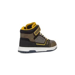 Sneakers alte da ragazzo grigie e verde militare Carrera Jeans