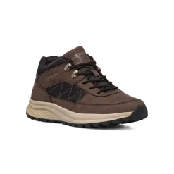 Sneakers alte da uomo marroni con logo Carrera Jeans