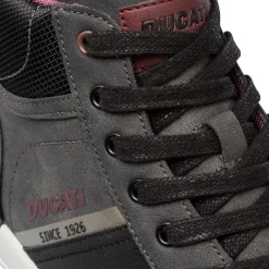 Sneakers alte grigie da uomo Ducati