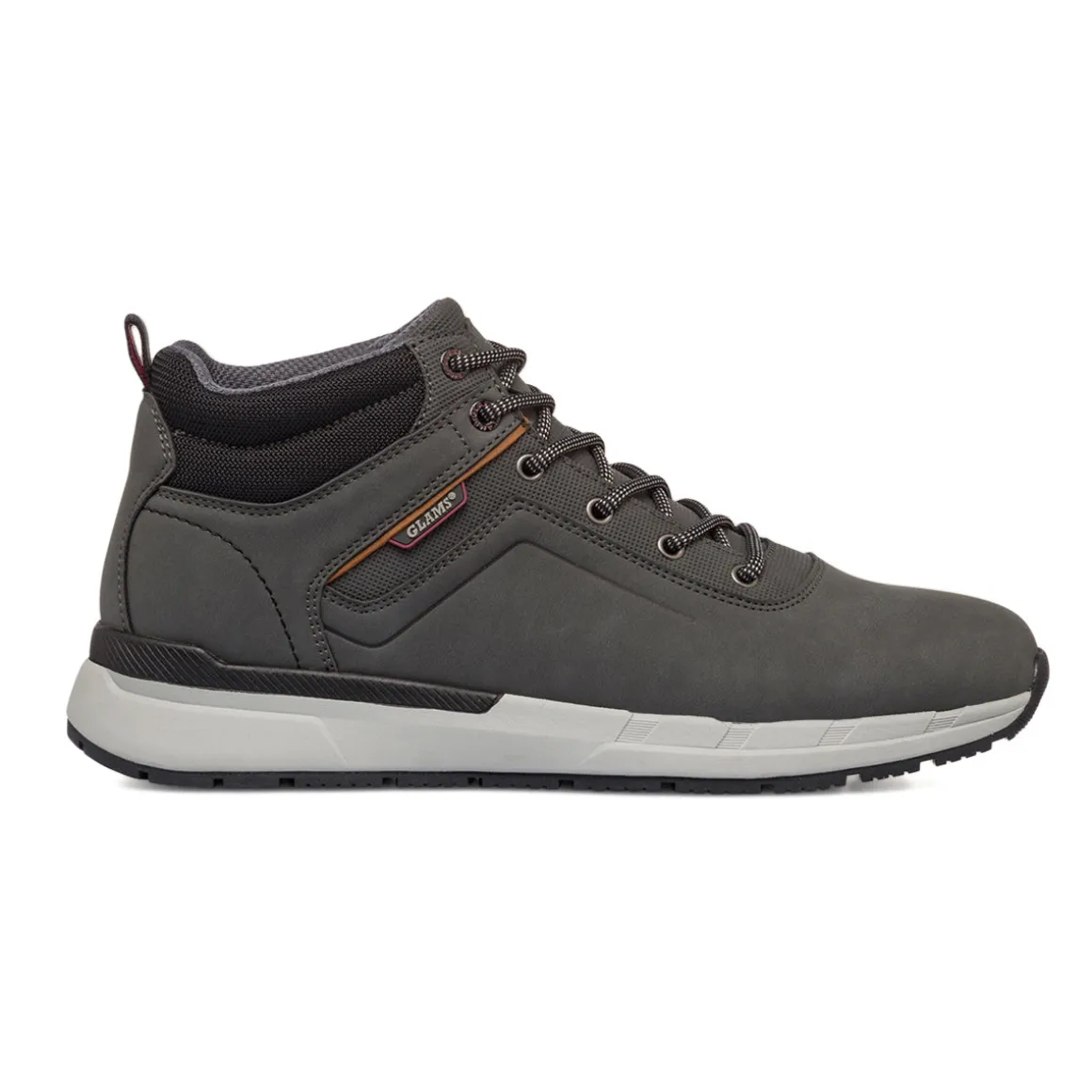 Sneakers alte grigie da uomo Glams