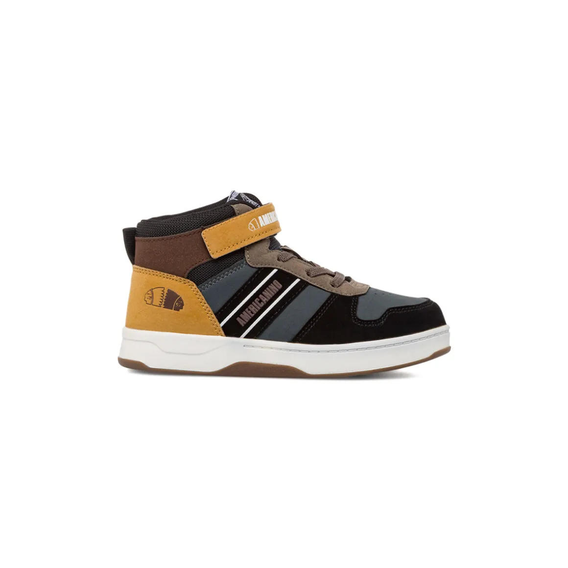 Sneakers alte multicolore da Bambino Americanino