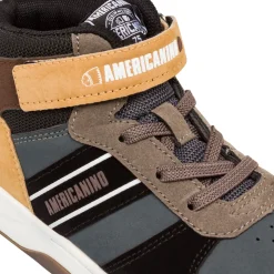 Sneakers alte multicolore da Bambino Americanino