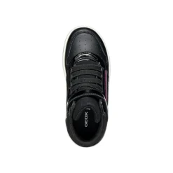 Sneakers alte nere da Bambina con suola traspirante Geox