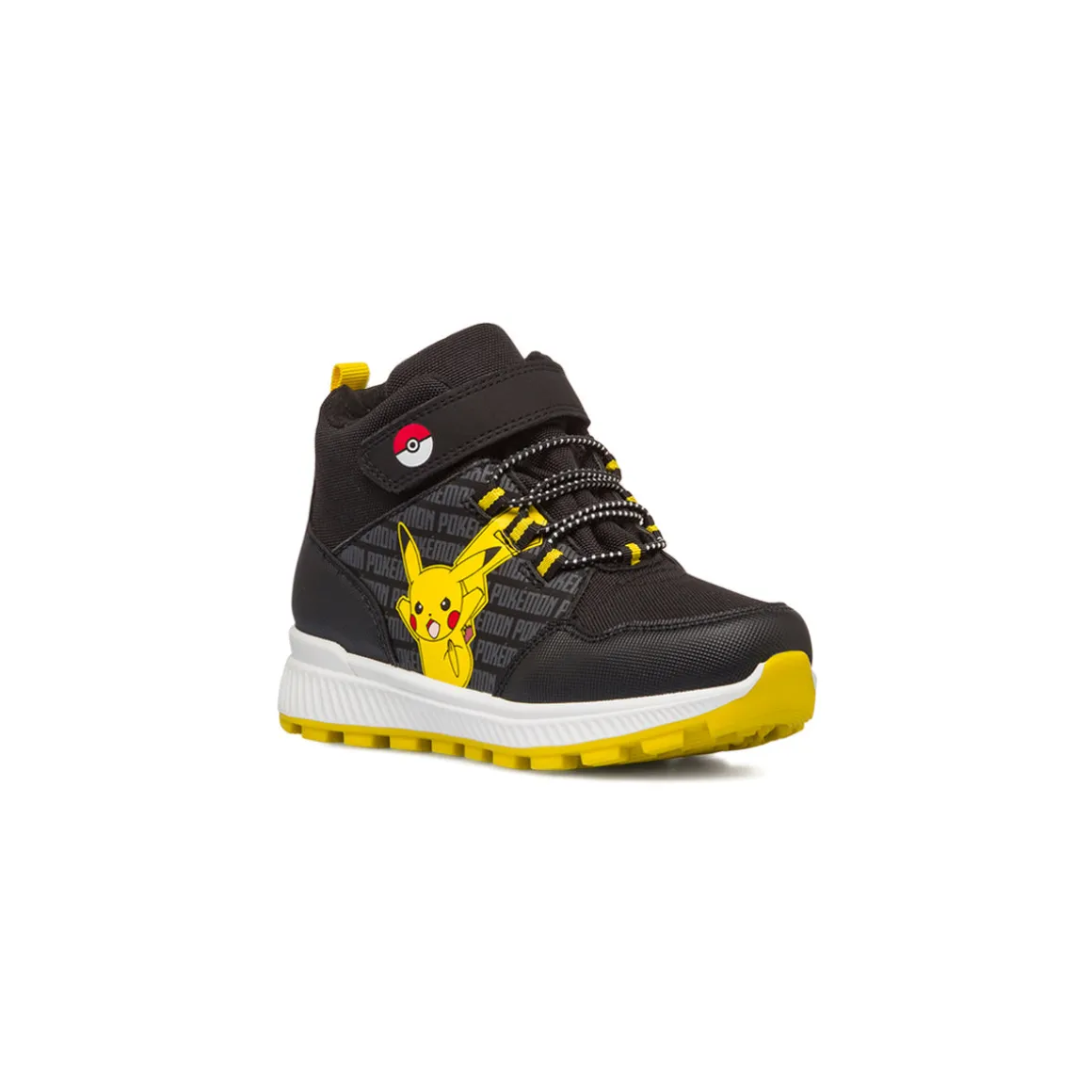 Sneakers alte nere da bambino con stampa Pokemon